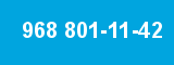 968 801-11-42 968 801-11-42